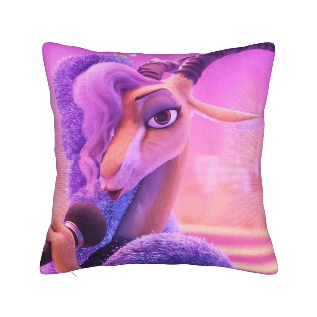 Gary Judy Nick Quadratische Kissenbezüge Zootopia Film Kissenbezüge Modischer Dekorativer Kissenbezug mit Reißverschluss für das Bett 18"