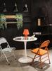 ROUND WHITE TABLE Skinny for the Dining Room MODERN