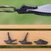 10Pcs Outdoor Tarpaulin Clips Camping Tents Awning Wind Rope Clamp Equipment Plastic Clip Buckle Fixed Jaw Grip Hook Accessories