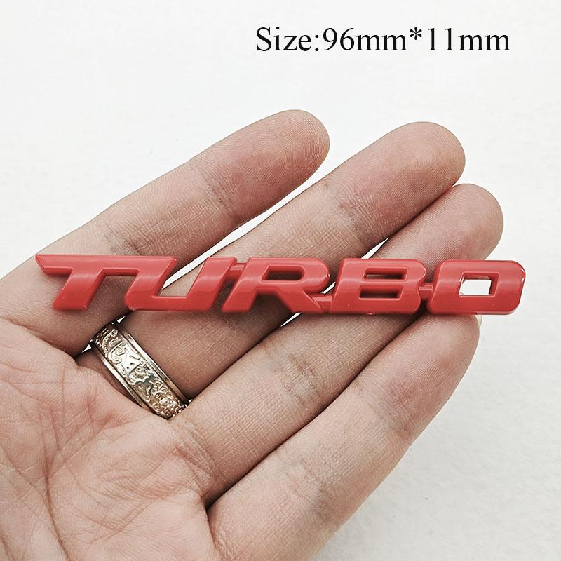 

Car Sticker Turbocharged Logo Turbo 3D ABS Badge Car Modification Accessories Rear Marked Side Marking Decorative Car-Sticker