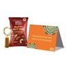 Open Secret Gift Hamper with Mix Dry Fruit and Nuts | 3 Item Gift Combo | Flavoured Nuts & Trail Mix | Gift Hamper with Card and Decoration Lights