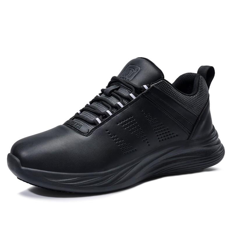 Non-Slip Chef Shoes Kitchen Work Low-Cut Breathable Anti-Fatigue SRC Certified Professional Restaurant Footwear