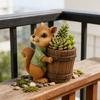 Squirrels Planter Silicone Mold Flower Pot Concrete Mold Cements Gypsum Mold DIY Flower Vases Epoxy Casting Mold Gift