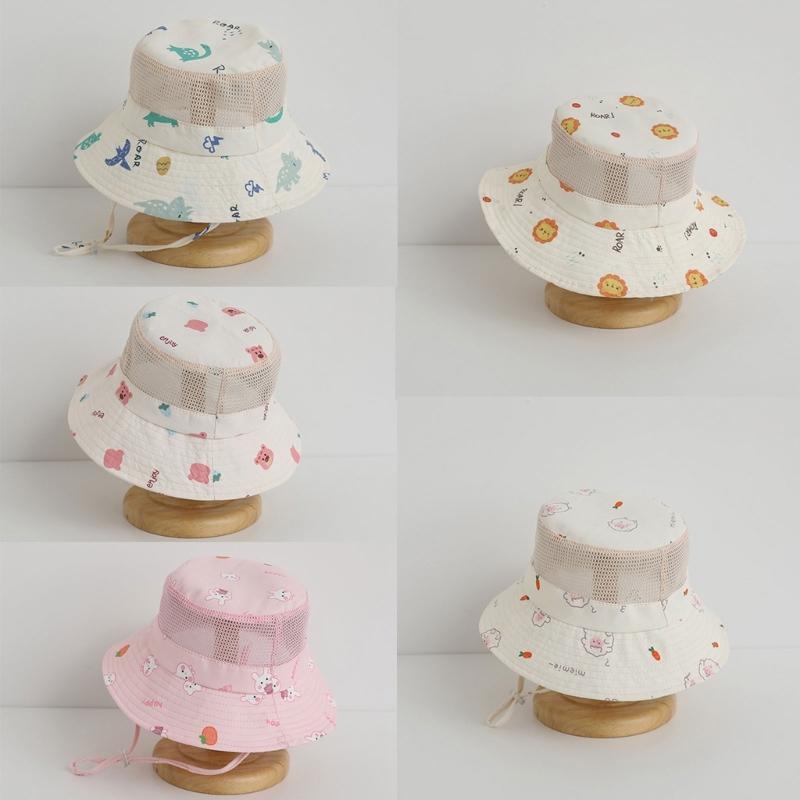 Chapeau Bob Queue de Cheval Élégant Respirant Chapeau de Pêcheur pour Enfants Joli Chapeau de Forme pour Plage Camping