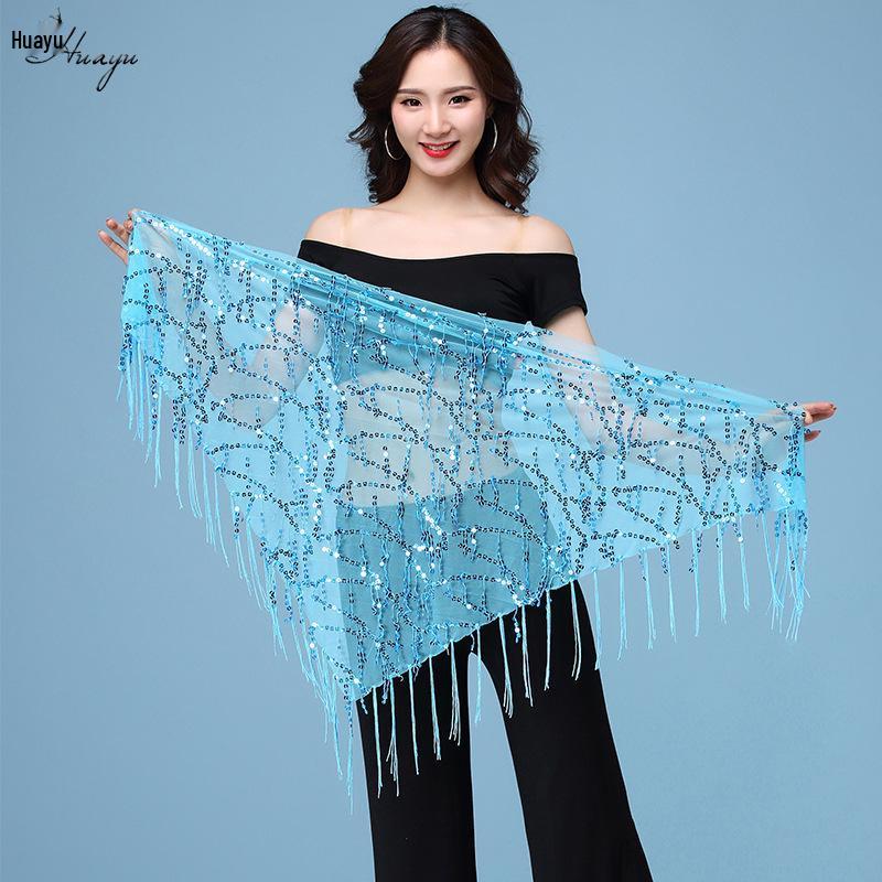 Belly Dance Sequin Tassel Waist & Hip Scarf Costume Belt