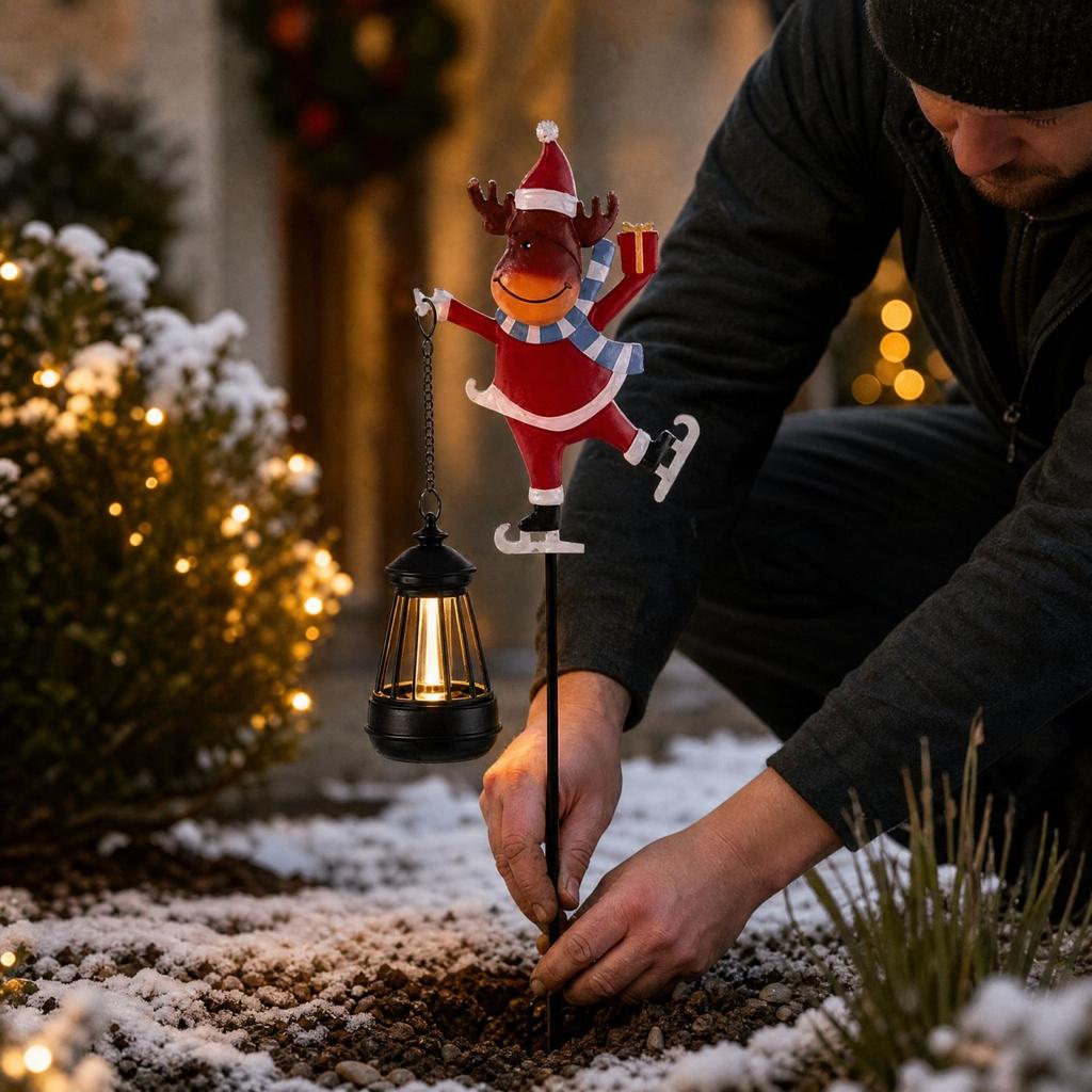 Powered Christmas Garden Stake Light, Outdoor Yard Decor