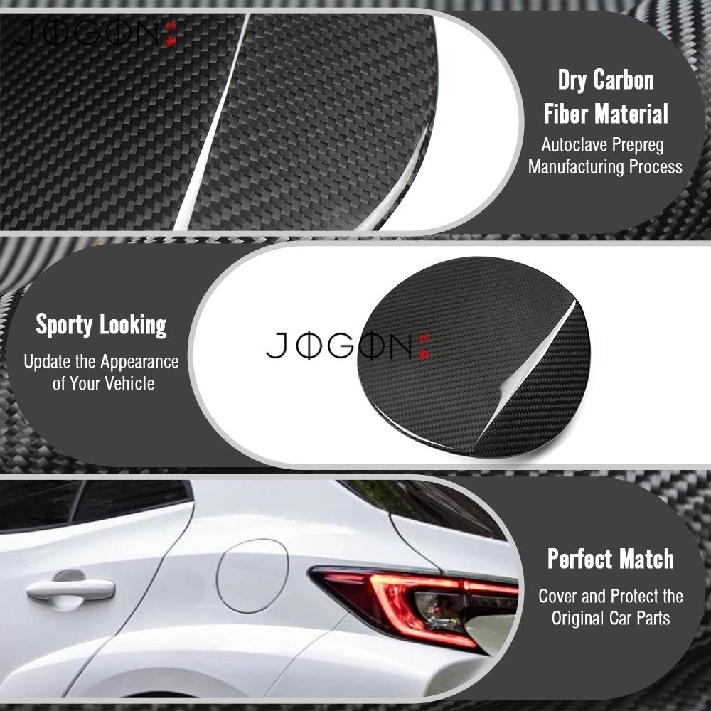 Real Carbon Fiber Exterior Car Oil Fuel Tank Gas Cap Cover Trim Accessories For Toyota GR Corolla 2023 2024 2025
