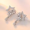 Star Ear Studs Women's Elegant Simple Personalized All-Match Pentagram Tassel Eardrop Jewelry