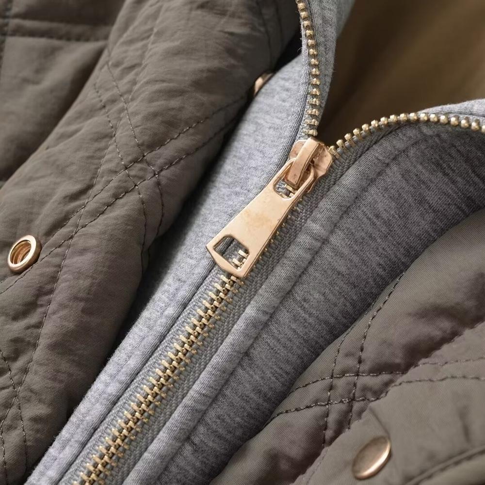 Women's Autumn/Winter 2024 Versatile Hooded Cotton Jacket