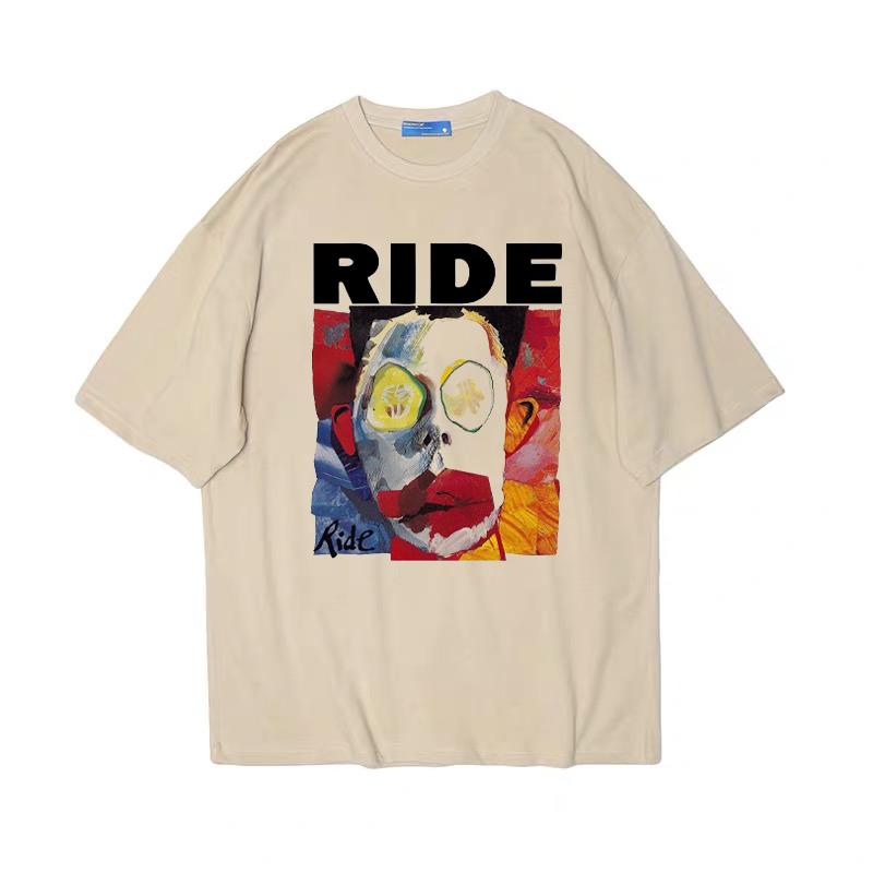 

Футболка с коротким рукавом Ride Band MBV Indie Rock Slowdive Shoegaze Shoe, мужская хлопковая футболка, как для мужчин, так и для женщин S