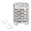 Camping Mini Heater Portable Stainless Steel Tent Stove Heating Cover for Hiking Traveling BBQ
