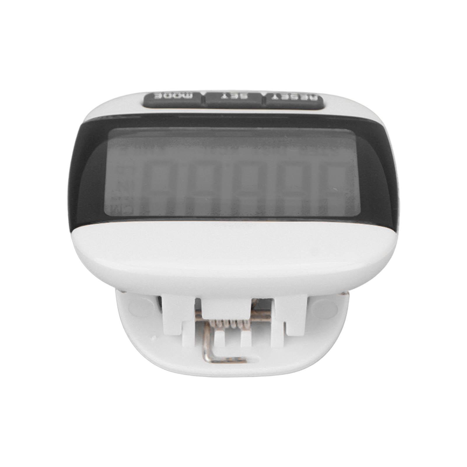 Elderly Step Counter LCD Display Clear Screen Accurate Walking Pedometer with Clip