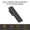 65W/102W PD Fast Charging USB C Power Supply For Microsoft Surface Pro X 8 7 6 5 4 3 Go Book Converter Charger For Microsoft