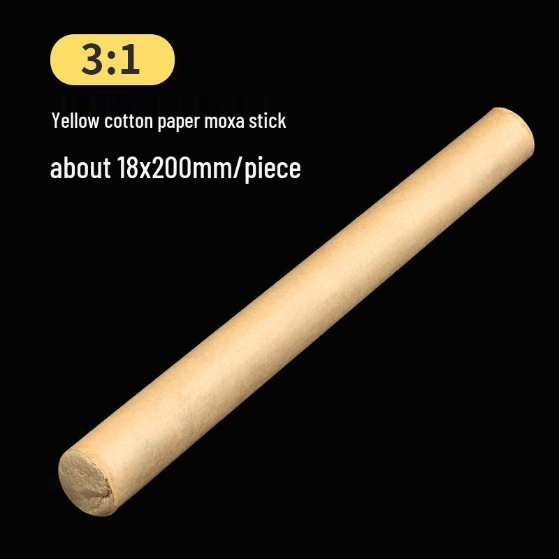 50:1 Gold Moxa Sticks - Three-Year Aged Rolled Mugwort for Moxibustion Therapy