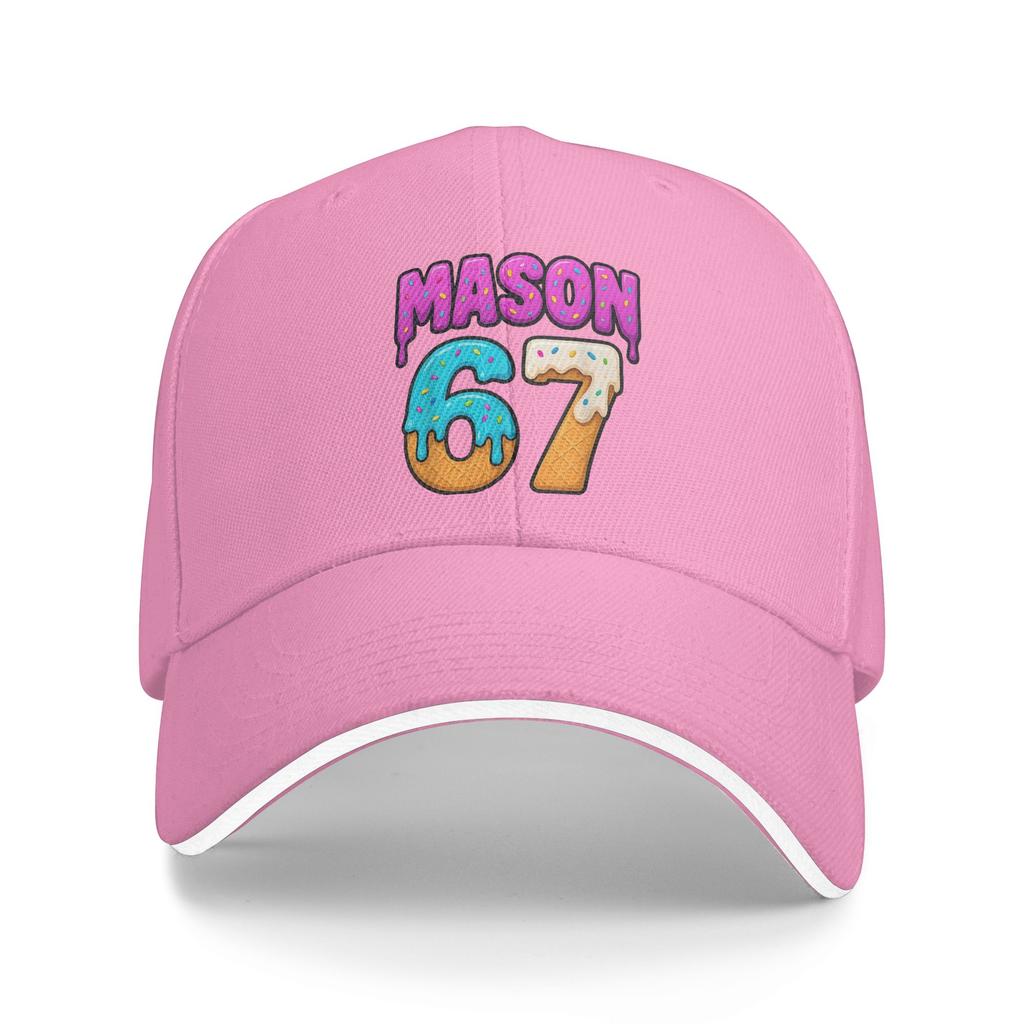 Number Ice Cream Drip Six Seven Meme th Birthday Baseball Cap Hip Hop Sandwich Hats Unisex Adjustable Hats Cap Fishing