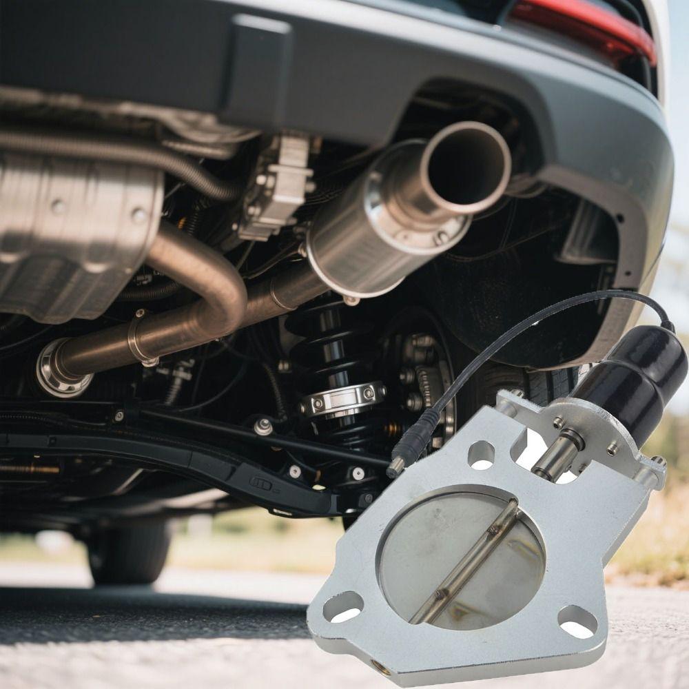 Double Valve Stainless Steel Exhaust Valve 2.5" or 3" Size Cut Out Kit  Muffler Accessory