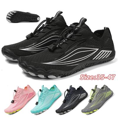 Scarpe da scoglio per uomo Donna Scarpe da spiaggia Aqua Sandali da nuoto Drenaggio Scarpe sportive da trampoliere Asciugatura rapida Canottaggio a piedi nudi Yoga Palestra Pesca Surf Scarpe da ginnastica