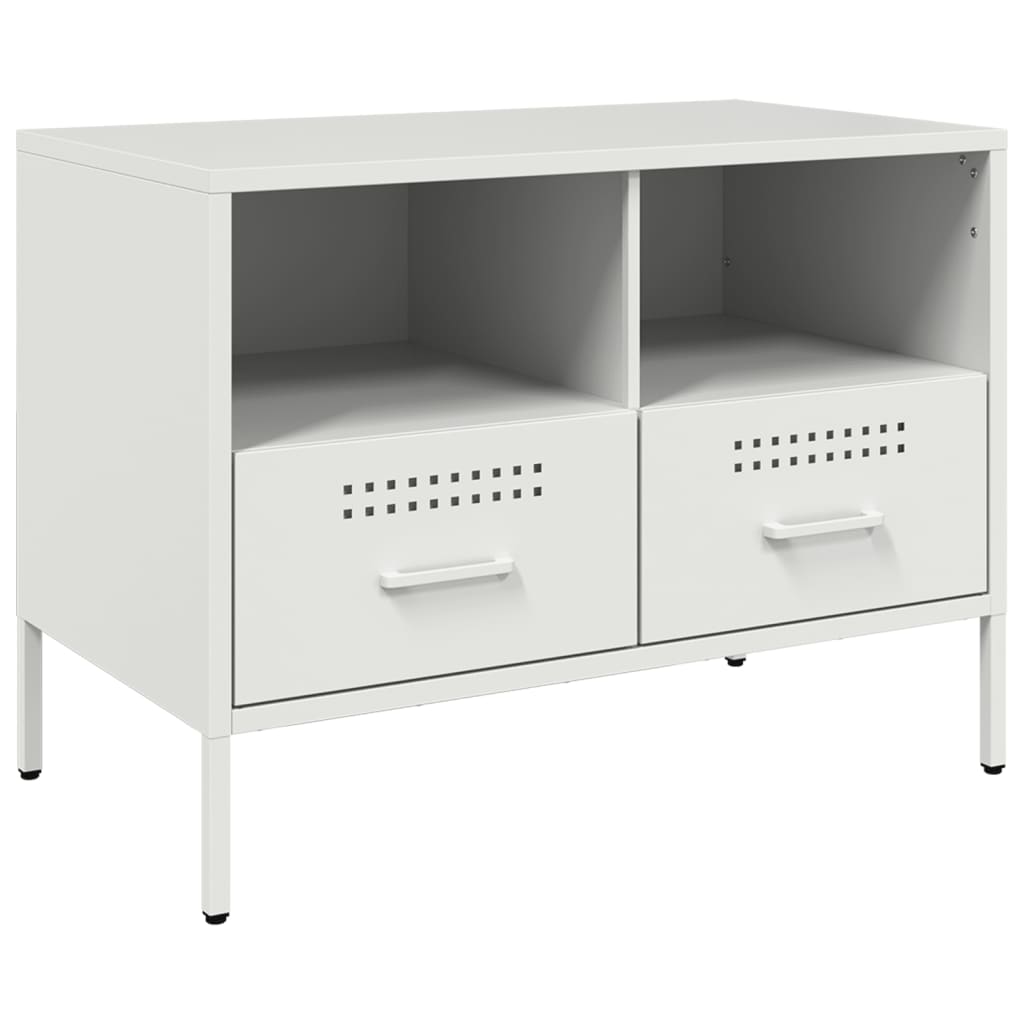 TV Cabinets 2 pcs White 68 x 39 x 50.5 cm Steel