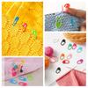 50PCS/Set Colorful Small Mark Buckle Assorted Random Colors 2.2cm Size Sweater Marker Pin Crochet Locking Sewing Accessories ZYF