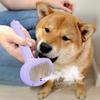 Pet Steam Brush, Silicone Massage Comb for Pet Hair Removal, Ergonomic Spray Handle, 12x7x20 Cm, Violet ABS Material