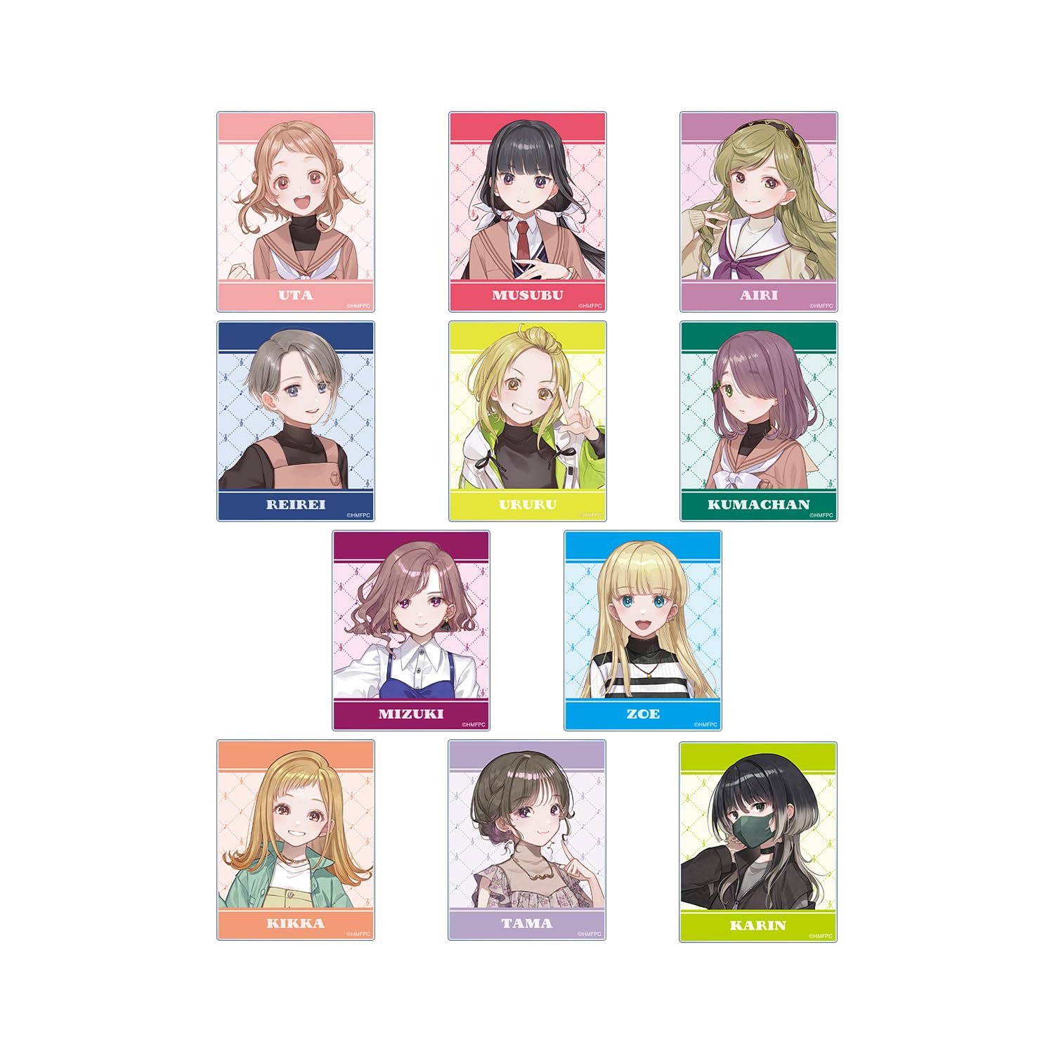 

TV Anime wa Trading Acrylic Cards Box of 11 Utagoe Mille-feuille