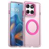 Magnetic Wireless Charging Case For Motorola Edge 60 Pro Moto Edge 60 Neo Fusion Cover Candy Colors Transparent Shell Fundas