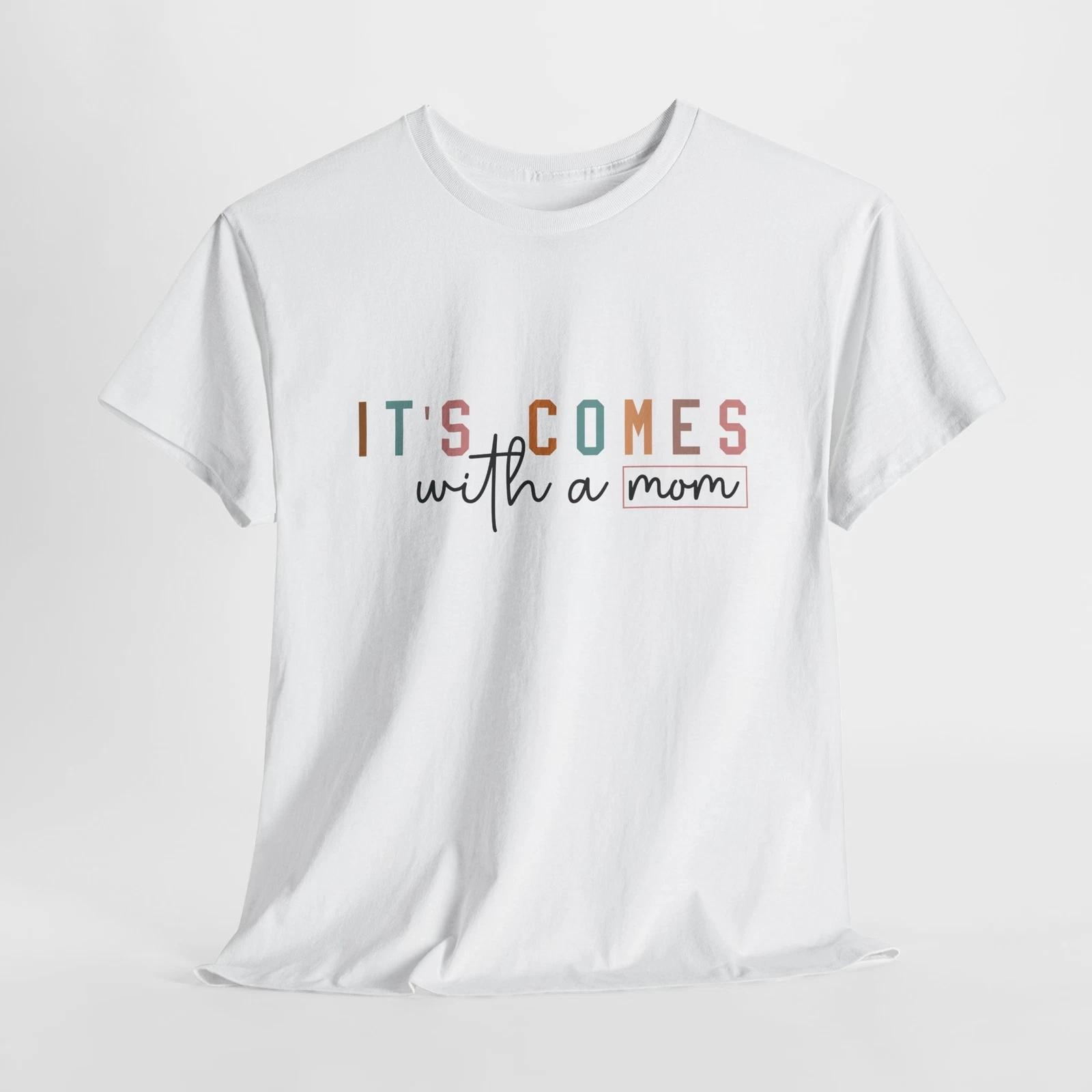 Just a Mom Who Loves Her Kids T-Shirt | Funny Motherhood its comes with a mom XL