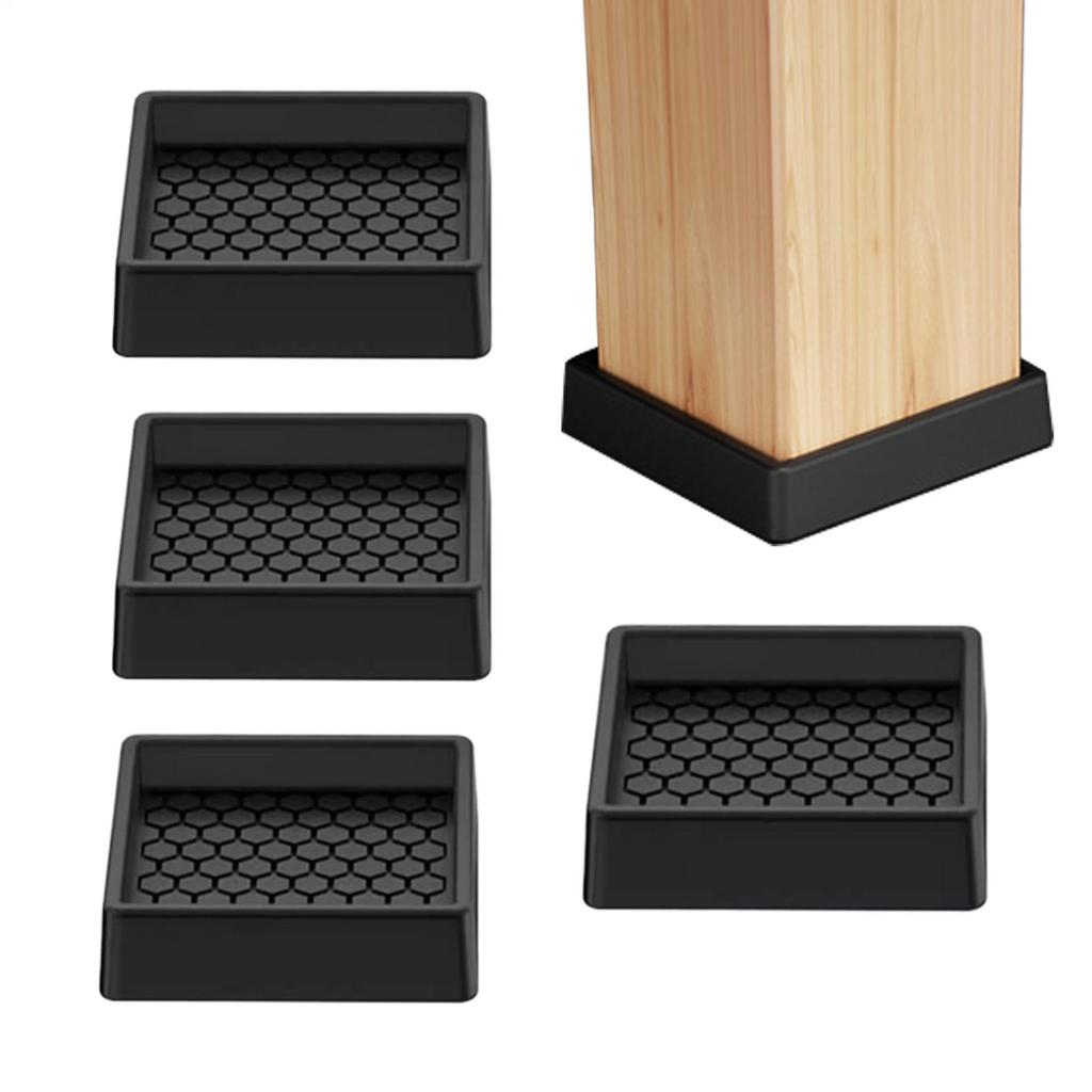 Anti Slip Furniture Pads 4 Pieces Noise Reduction Grippers Feet Protectors Couch Stoppers To Prevent Sliding for Bed Couch