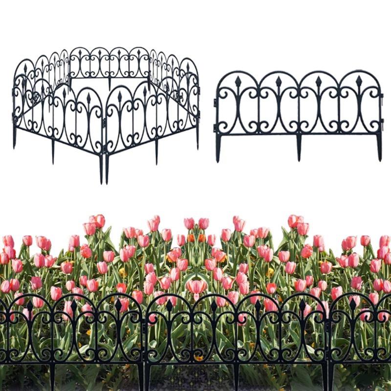 Landscape Wire Garden Fence Rustproof Decorative Folding Border Outdoor Metal Edge for Patio Pathway Protection Flexible Design