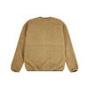 Converse Velvet Jackets Unisex Milk Tea Beige Crew Neck Thickened And Fleece Lined 10021950-A04