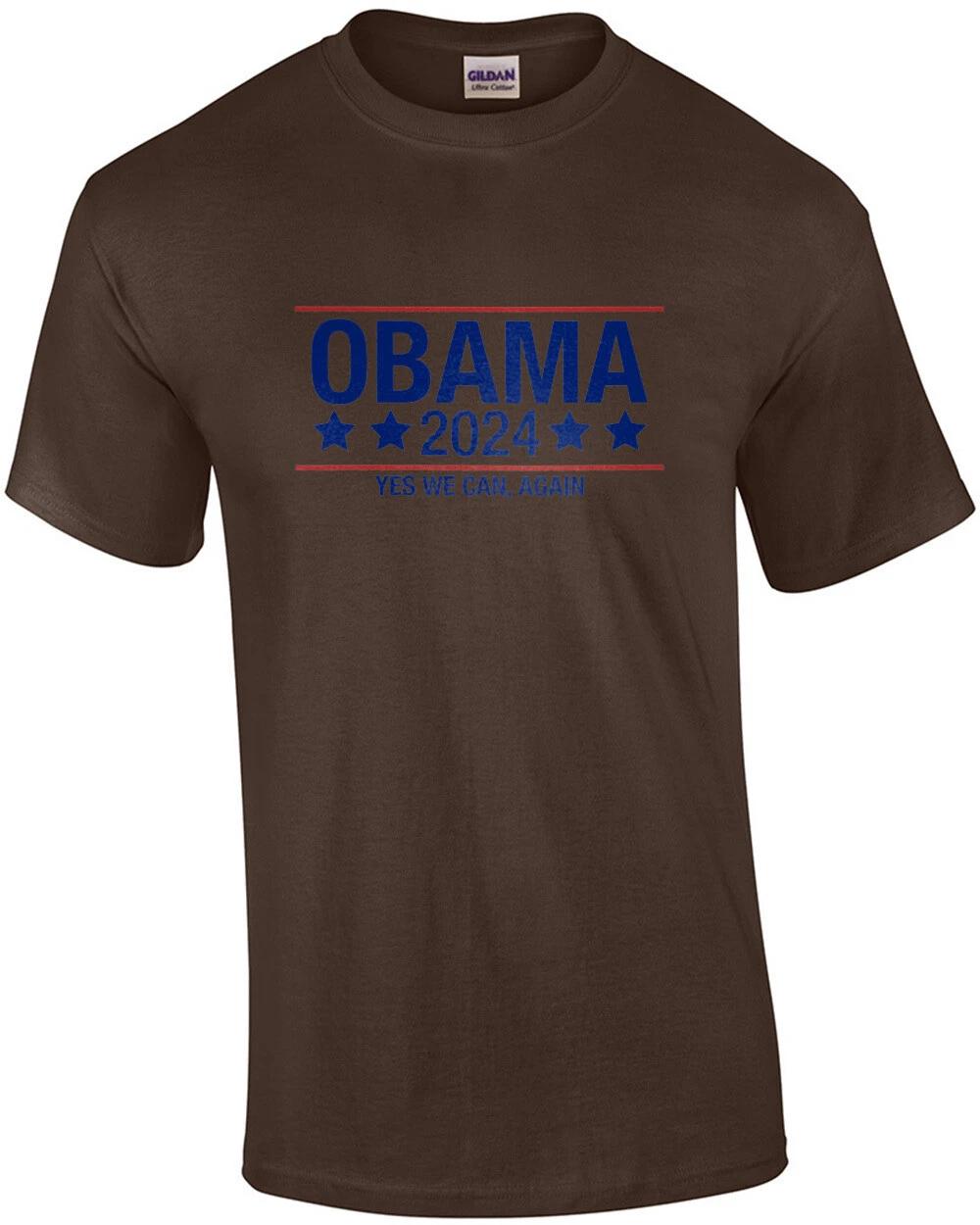 Obama 2024 Yes We Can Again Shirt L