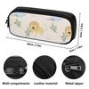 Sturdy PU Leather Pen Case for Classroom and Office Supplies with Protective Firm Shape for Students Teachers and Workers