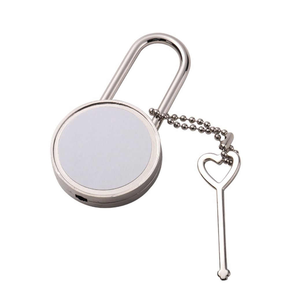 Square Shaped Thermal Transfer Lock Round Shaped Heart Shaped Lock Love Lock  Tourist Attraction