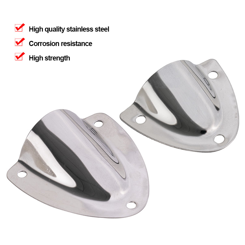 1/2PCS Stainless Steel Clam Shell Midget Boat Vent Hose Cable Clam-shell Cover Marine Yacht Ship Accessory Marine Hardware