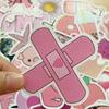 100 VSCO Style Pink Girl Non-infringement Suitcase Stickers Waterproof Graffiti Travel Case Stickers