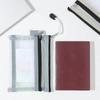 1PC Double Layer Mesh Card Holder Bag Clear Passport Id Card Driver License Document Bag Zipper Pouch for Bank Cards Travel Stor