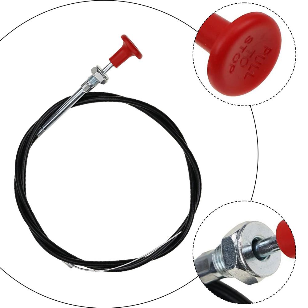 Kraftstoff-Abschaltkabel E5NN9C331EA Passend für Ford Traktor Serie 2000 2600 3000 C5NN9C331H 83954545 Trimmerwerkzeuge