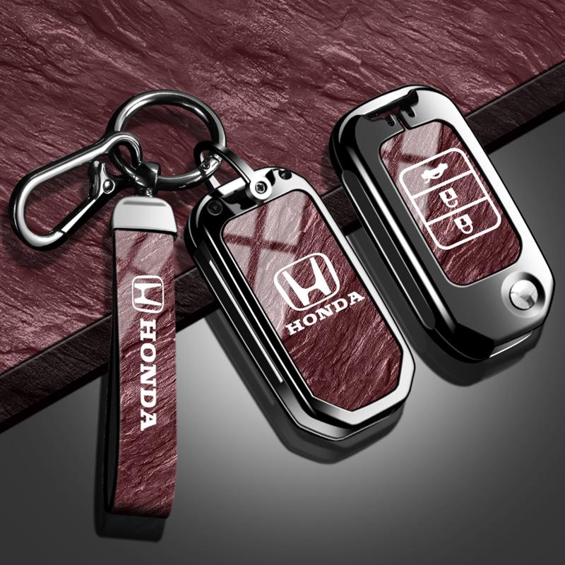 JBH4 New Car Remote Key Case Cover TPU Shell Accessories For Honda Civic HRV XRV CRV CR-V Crider Odyssey Pilot Fit Accord Protector