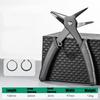 Snap Ring Plier Type Circlip Pliers Multifunctional Crimp Tool Internal External Ring Remover Retaining Circlip Pliers Hand Tool