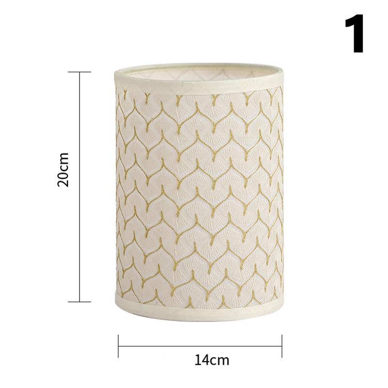 Modern Table Lamp Shade E27 Linen Fabric Lampshade Chandelier Bedside Lamp Floor Light Cover Home Decor Fabric Table Lamp Cover