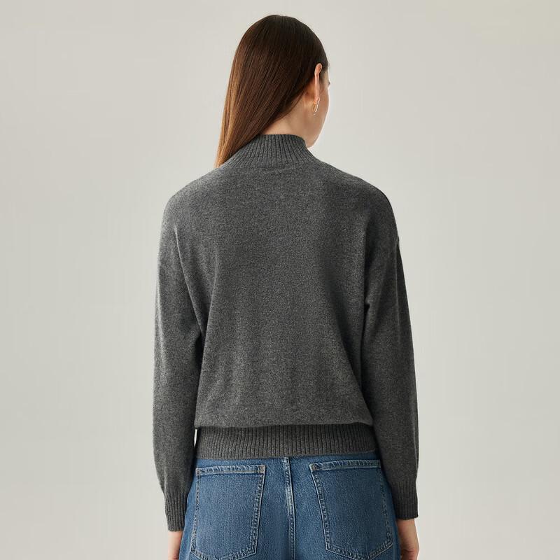 Women's High-Neck 100% Cashmere Sweater