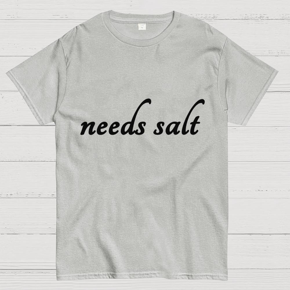 Needs Salt Cotton Casual Cool Loose T-Shirt