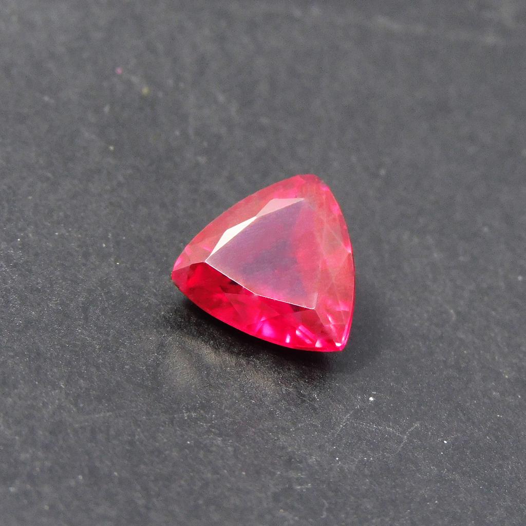 Trillion Cut 4.75 Ct Red Ruby Natural Loose Gemstone For Earring CERTIFIED P-4683-Ra