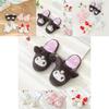 Cozy Kuromi My Melody Warm Indoor Slippers Shoes With Soft Furry Texture