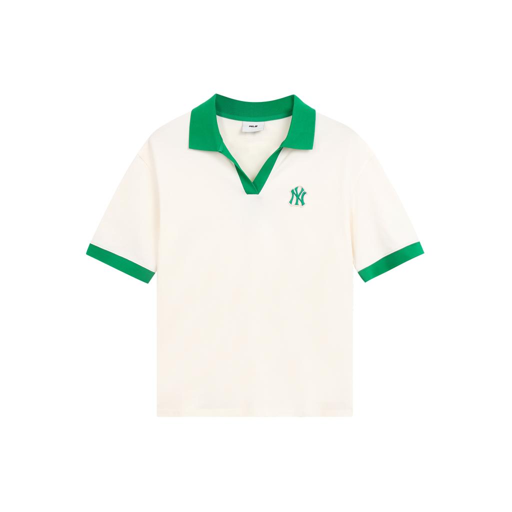 New MLB New York Yankees Polo Shirts Women's White 3FPQB0233-50CRS