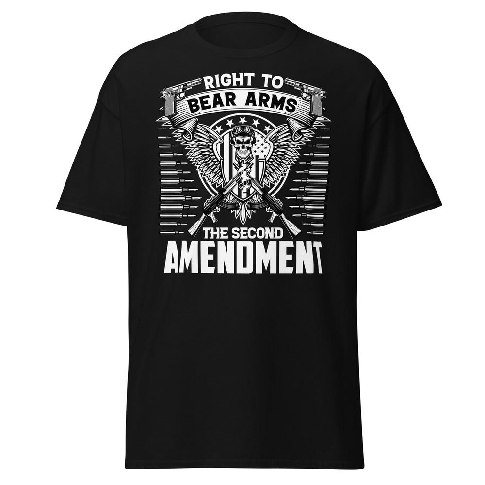 

Right to Bear Arms Patriotic 2nd Amendment, AR 15 Unisex classic T-Shirt 4XL