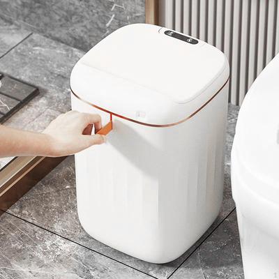Automatischer Mülleimer, Elektrischer Behälter mit Deckel, Badezimmer-Mülleimer Deckel für Küche,