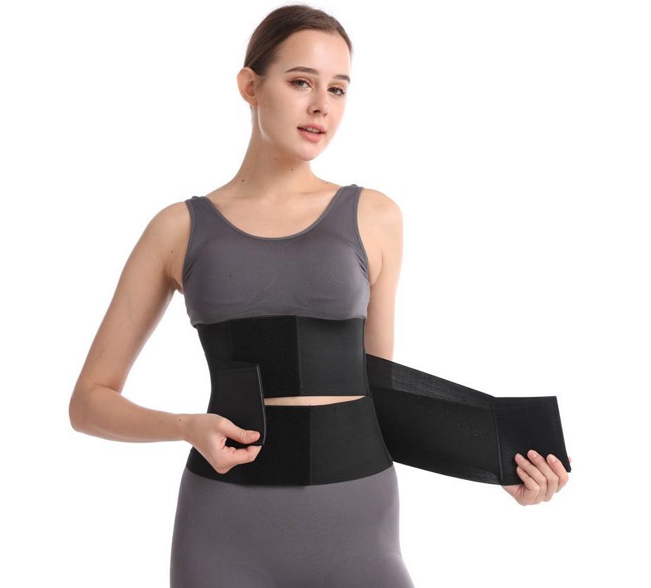 Fashion Body Shaper Tummy Wrap Sweat Slimming Waist Trimmer Belt Waist Trainer