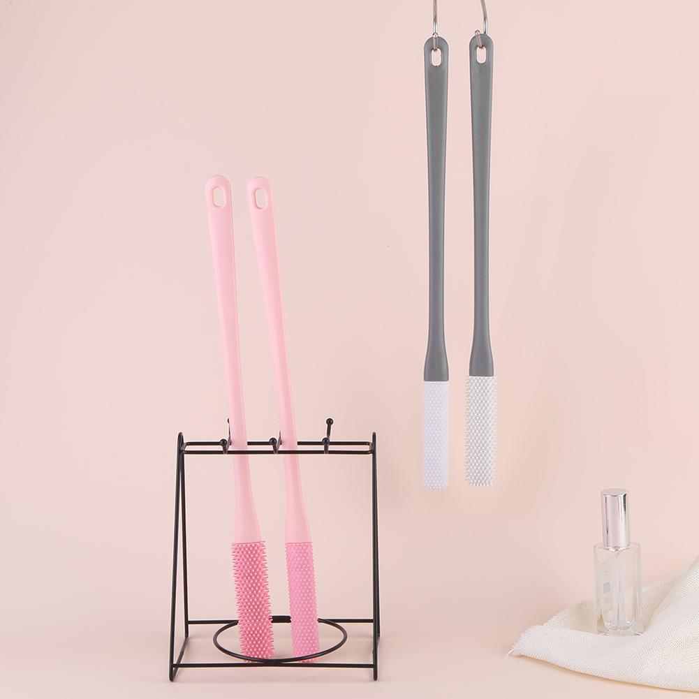 2Pcs Toe Cleaning Brush Silicone Foot Brush Exfoliation Lotion Applicator Feet Cleaner Scrub for Seniors Elderly Disabled