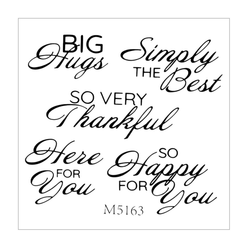 Clear Silicone For DIY Crafts – Transparent Template For Journaling And Scrapbooking